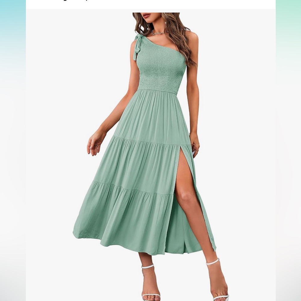 Elegant Green Maxi Dress